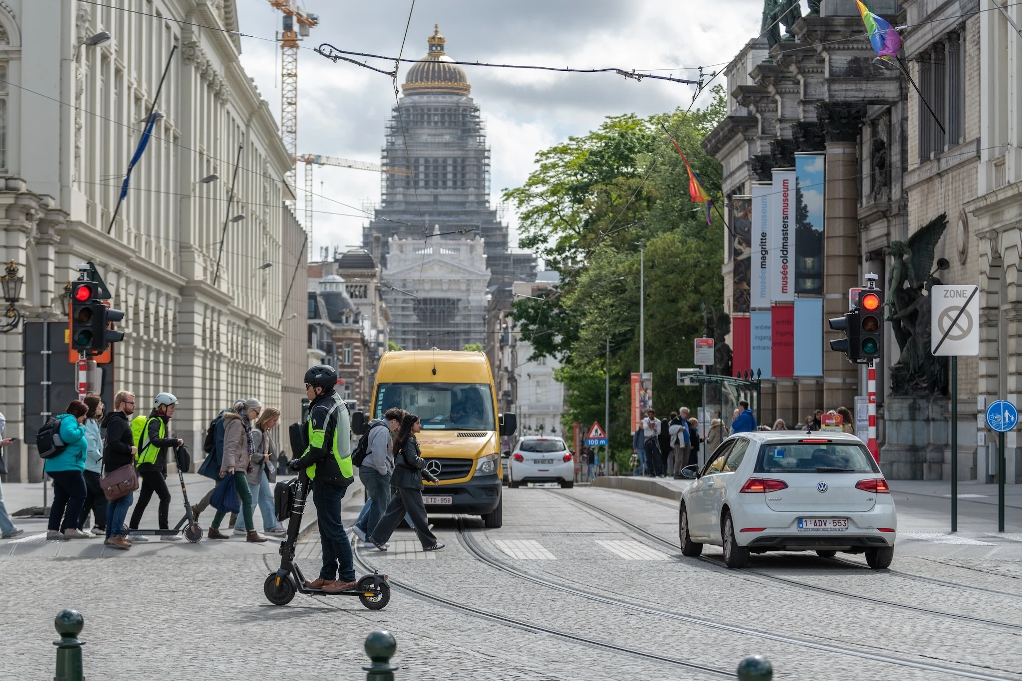E-scooters in Brussels