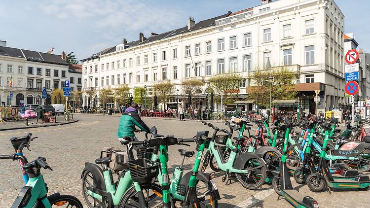 E-scooters in Brussels
