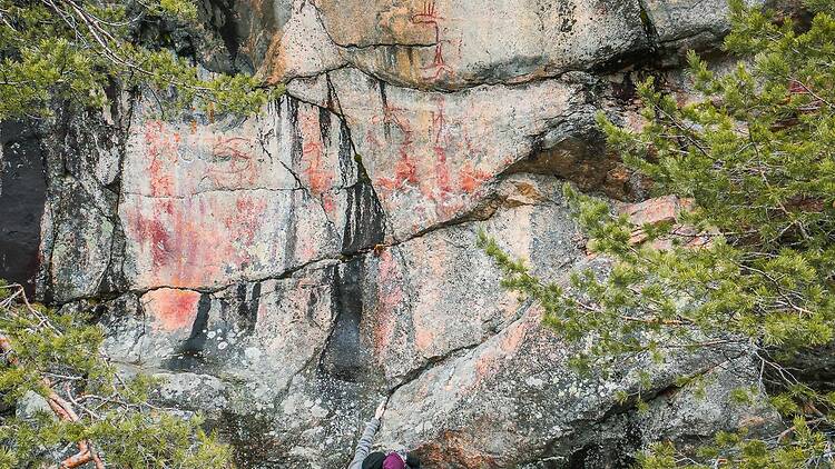 Best prehistoric site: Astuvansalmi Rock Paintings