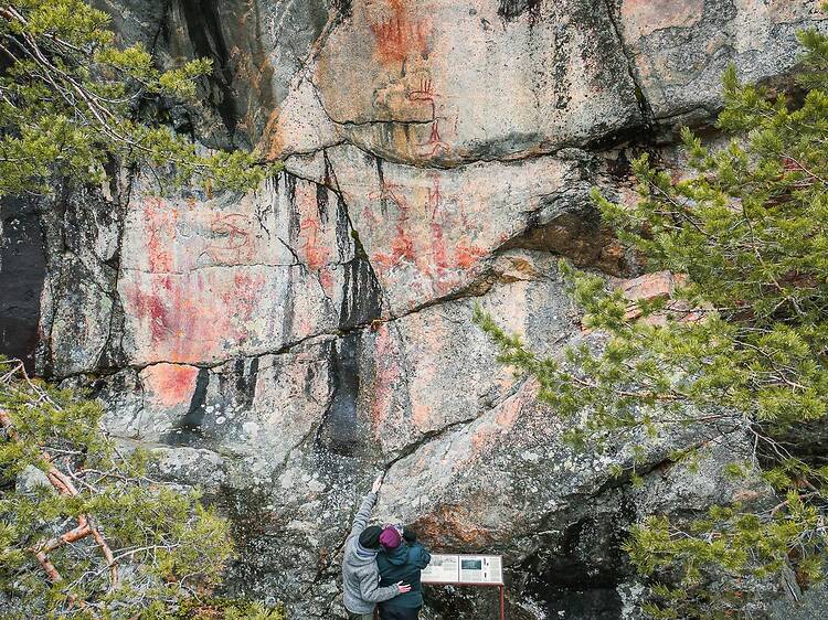 Best prehistoric site: Astuvansalmi Rock Paintings
