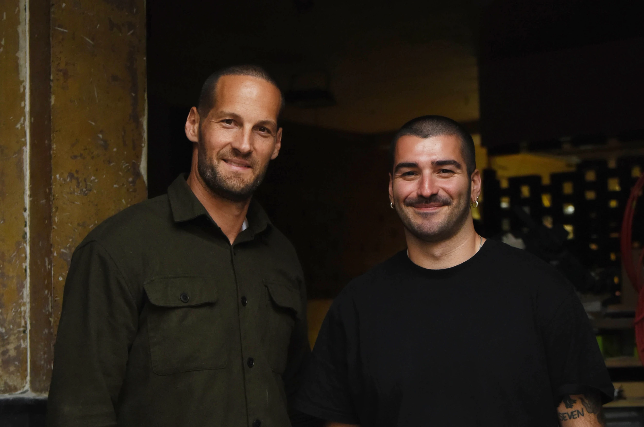 Chef Serta&ccedil; Dirik and restaurateur David Carter of Kid