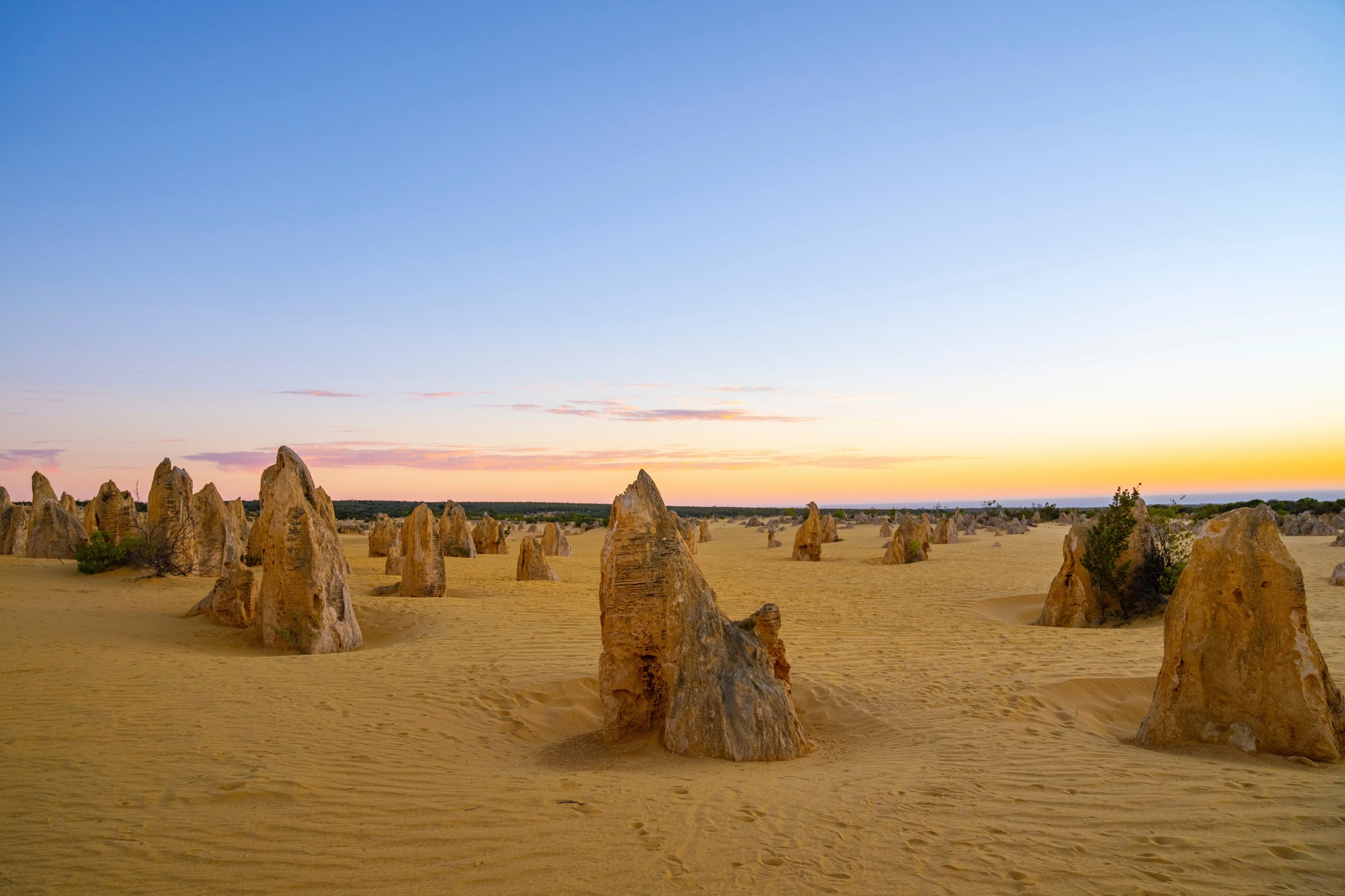 Pinnacle in desert