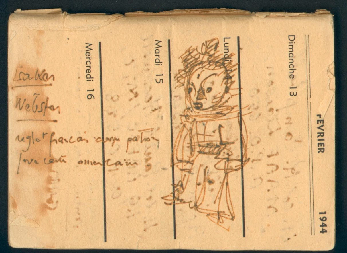The Little Prince sketch Antoine de Saint-Exup&eacute;ry