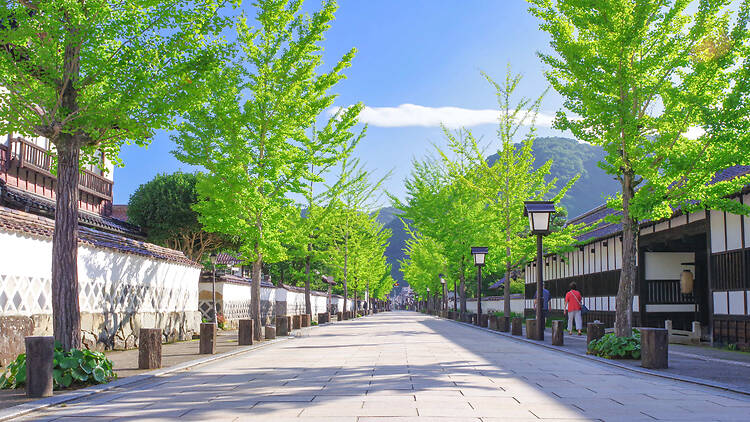 Tsuwano An empty street in Japan