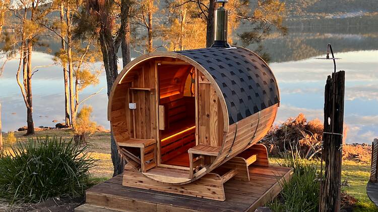 Lakefront Suite & Barn The sauna at Lakefront Suite & Barn