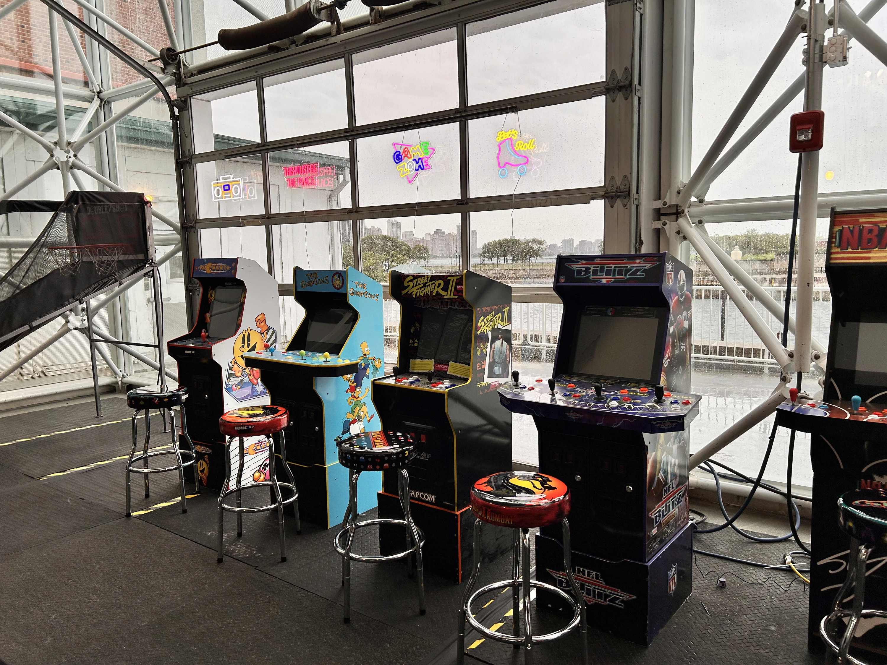 Navy Pier Summer Skate arcade