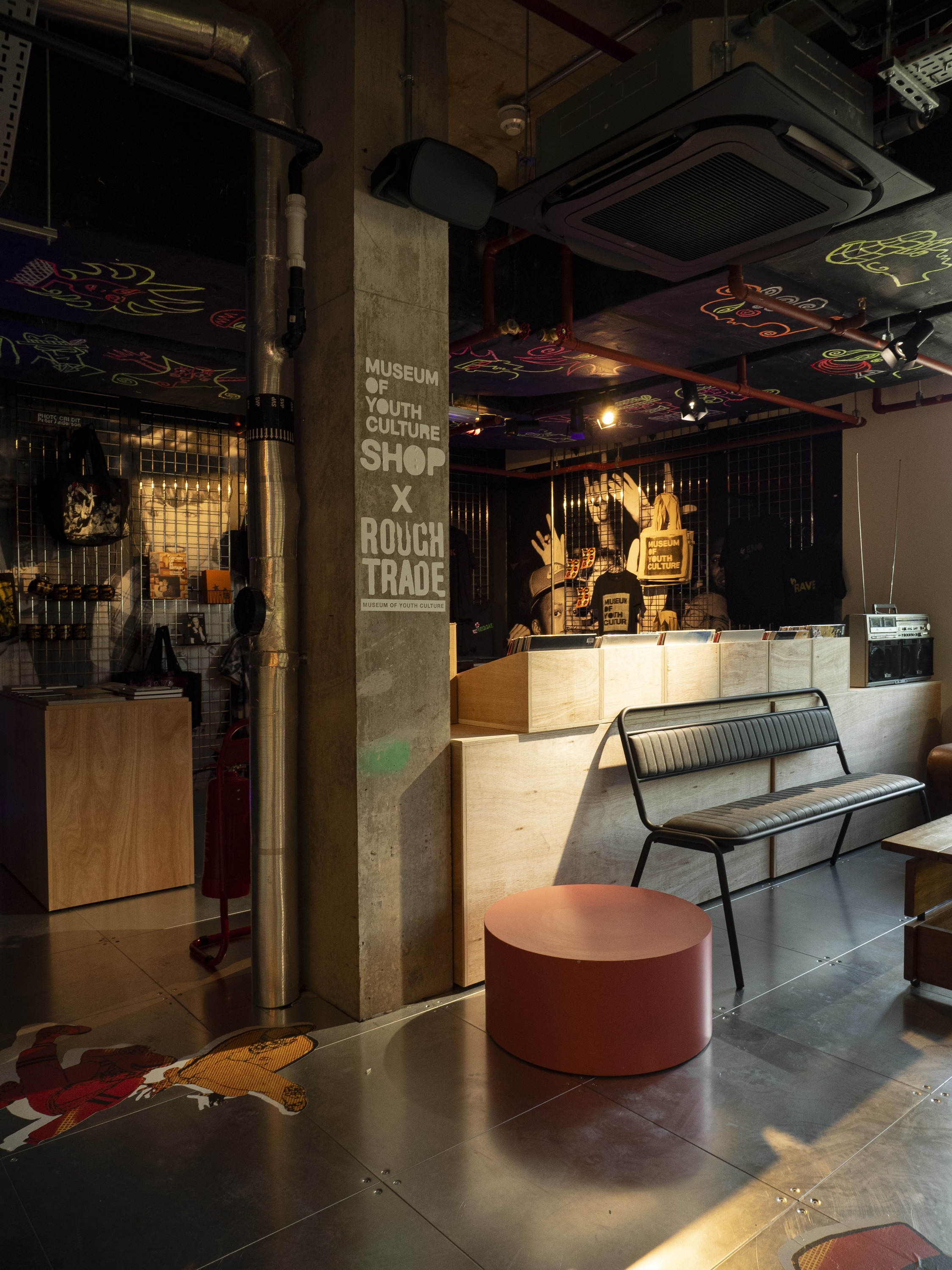 The shop at the Museum of Youth Culture