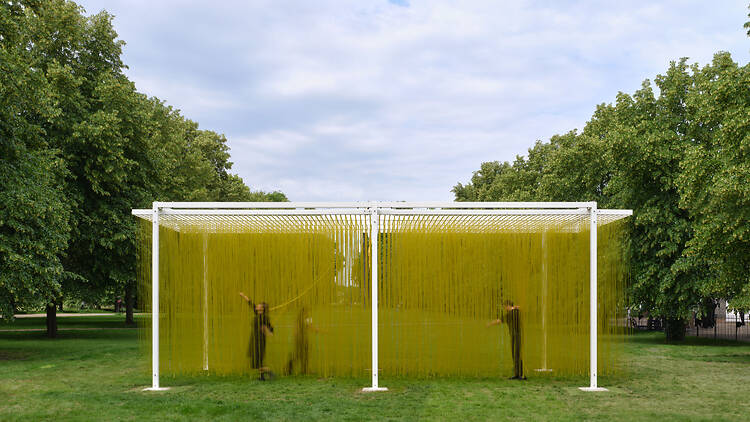 Jesús Rafael Soto, Pénétrable BBL Jaune (1999;2023 Edition). © Jesús Rafael Soto / ADAGP, Paris 2026. Courtesy Atelier Soto, Paris. Jesús Rafael Soto, Pénétrable BBL Jaune (1999;2023 Edition). © Jesús Rafael Soto / ADAGP, Paris 2026. Courtesy Atelier Soto, Paris.