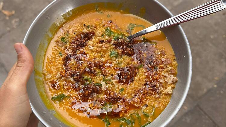 Sopa vegana de cabutia en Tita La Vedette Sopa vegana de cabutia en Tita La Vedette