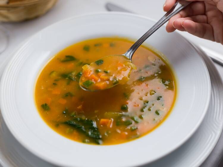 Sopa italiana de verduras en Sottovoce Sopa italiana de verduras en Sottovoce