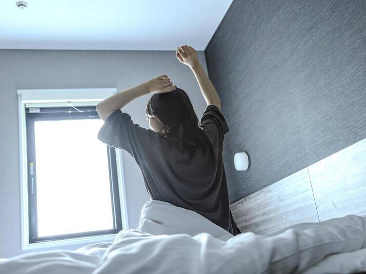 超・ぐっすりパジャマで快眠する。