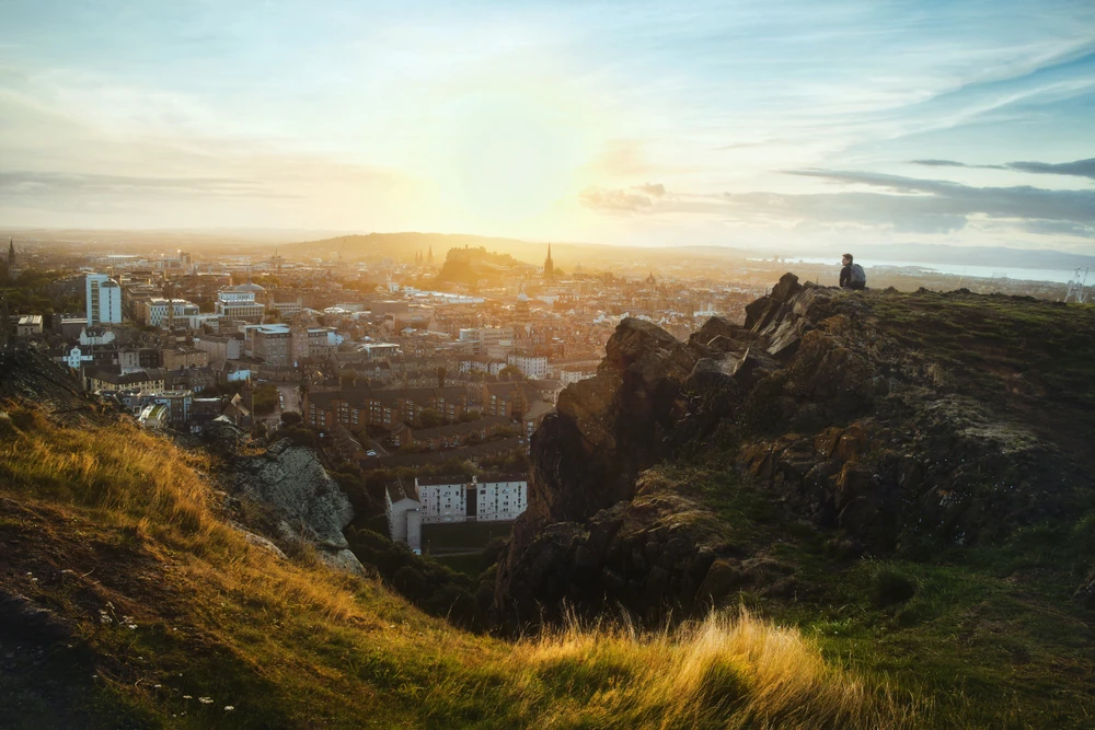 Sunset at Arthur&rsquo;s Seat, Edinburgh