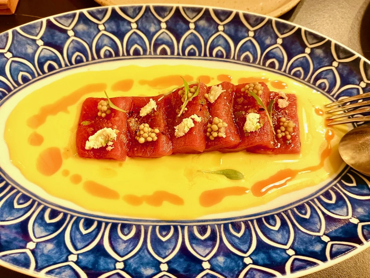Sashimi de tonyina, Can Pineda 