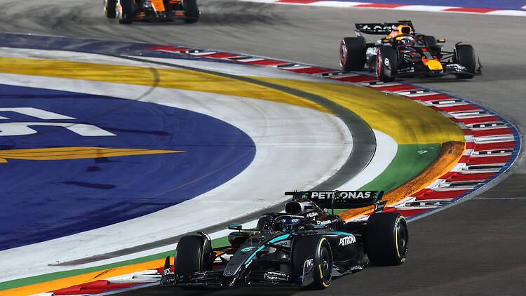 F1 Grand Prix Of Singapore George Russell of Great Britain