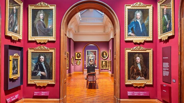 Inside the National Gallery, London Inside the National Gallery, London