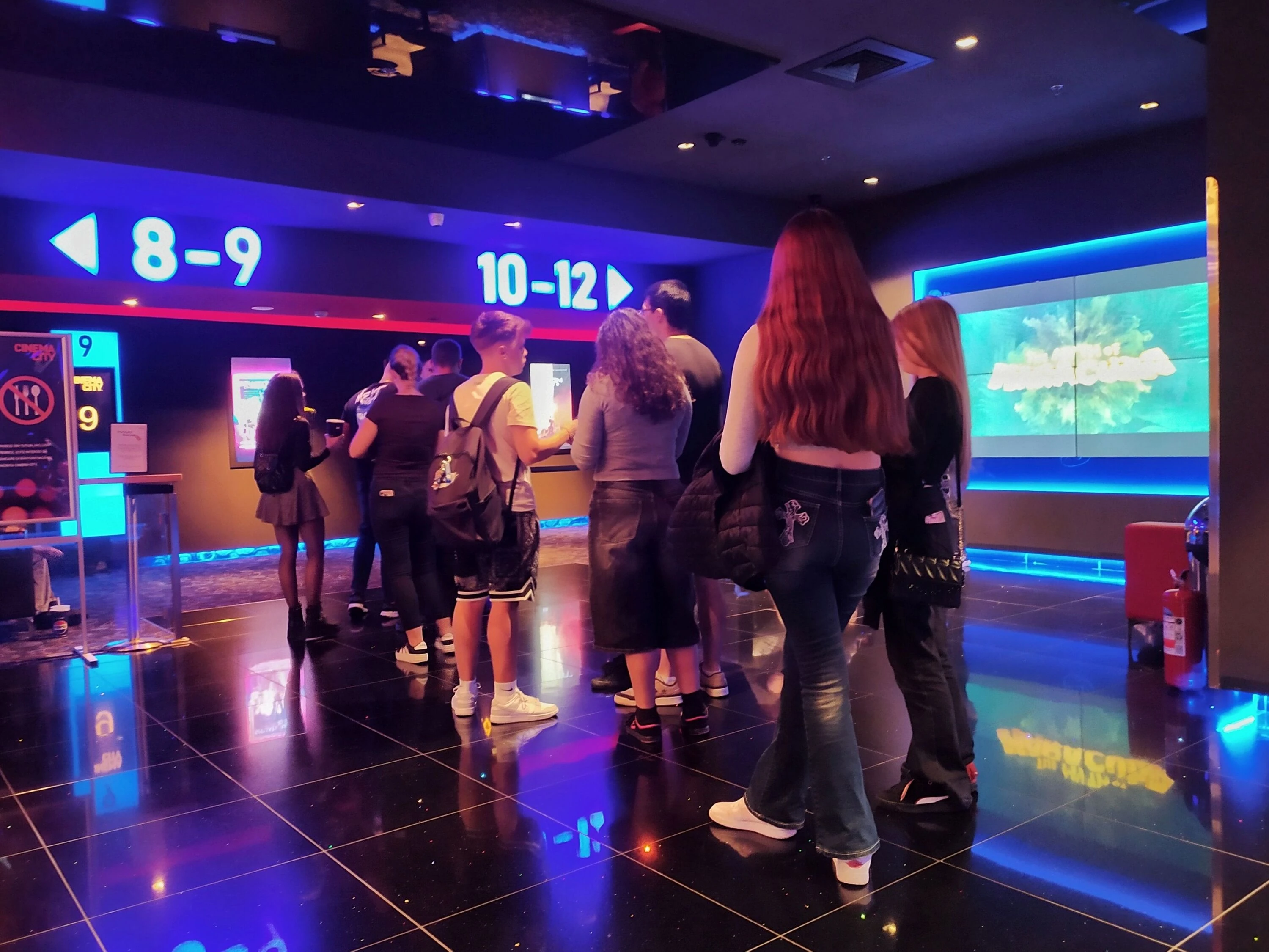 J&oacute;venes en el cine