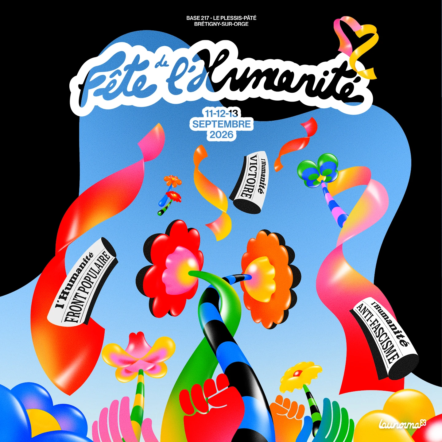 Affiche f&ecirc;te de l'Humanit&eacute;