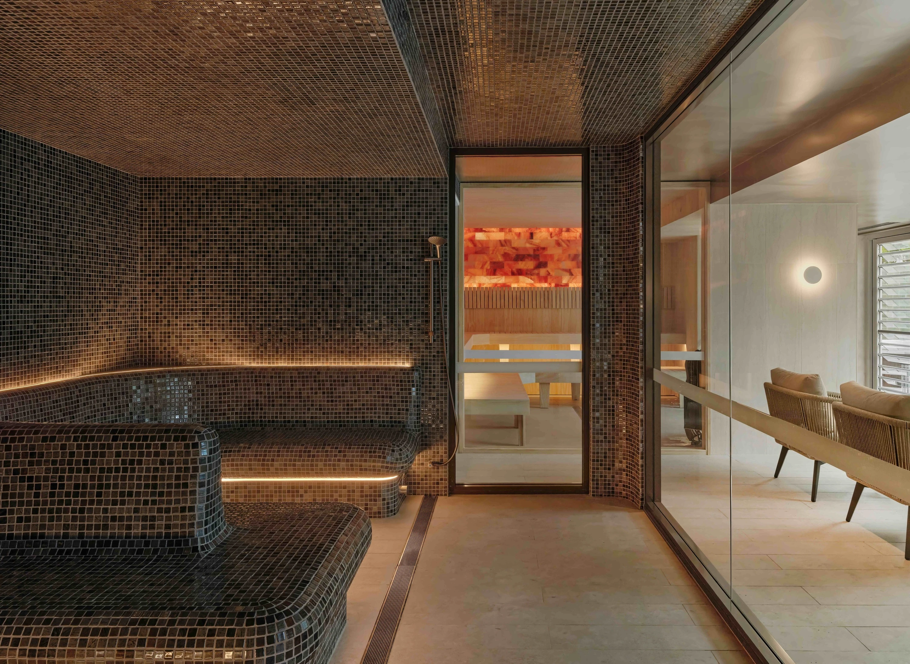 sauna at &Egrave;liva Spa at InterContinental Coogee Beach