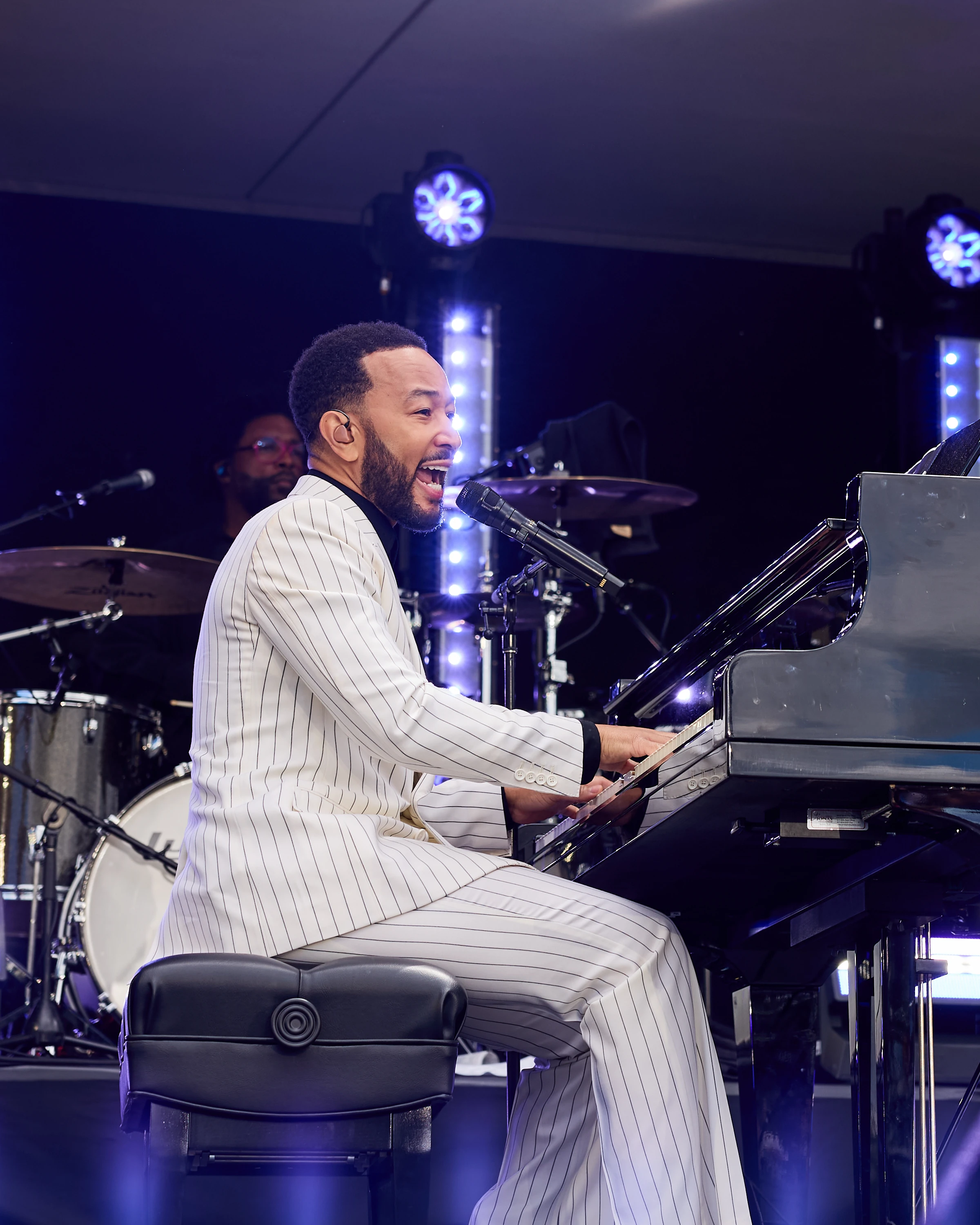 John Legend performed during the Grand Opening Dedication Ceremony.