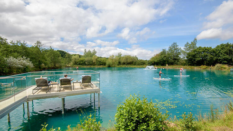 The lake at the Clawford Lakes Resort & Spa, in Devon, England. VisitEngland Awards for Excellence 2026 Gold Winner - Camping, Glamping and Holiday Park of the Year. The lake at the Clawford Lakes Resort & Spa, in Devon, England. VisitEngland Awards for Excellence 2026 Gold Winner - Camping, Glamping and Holiday Park of the Year.