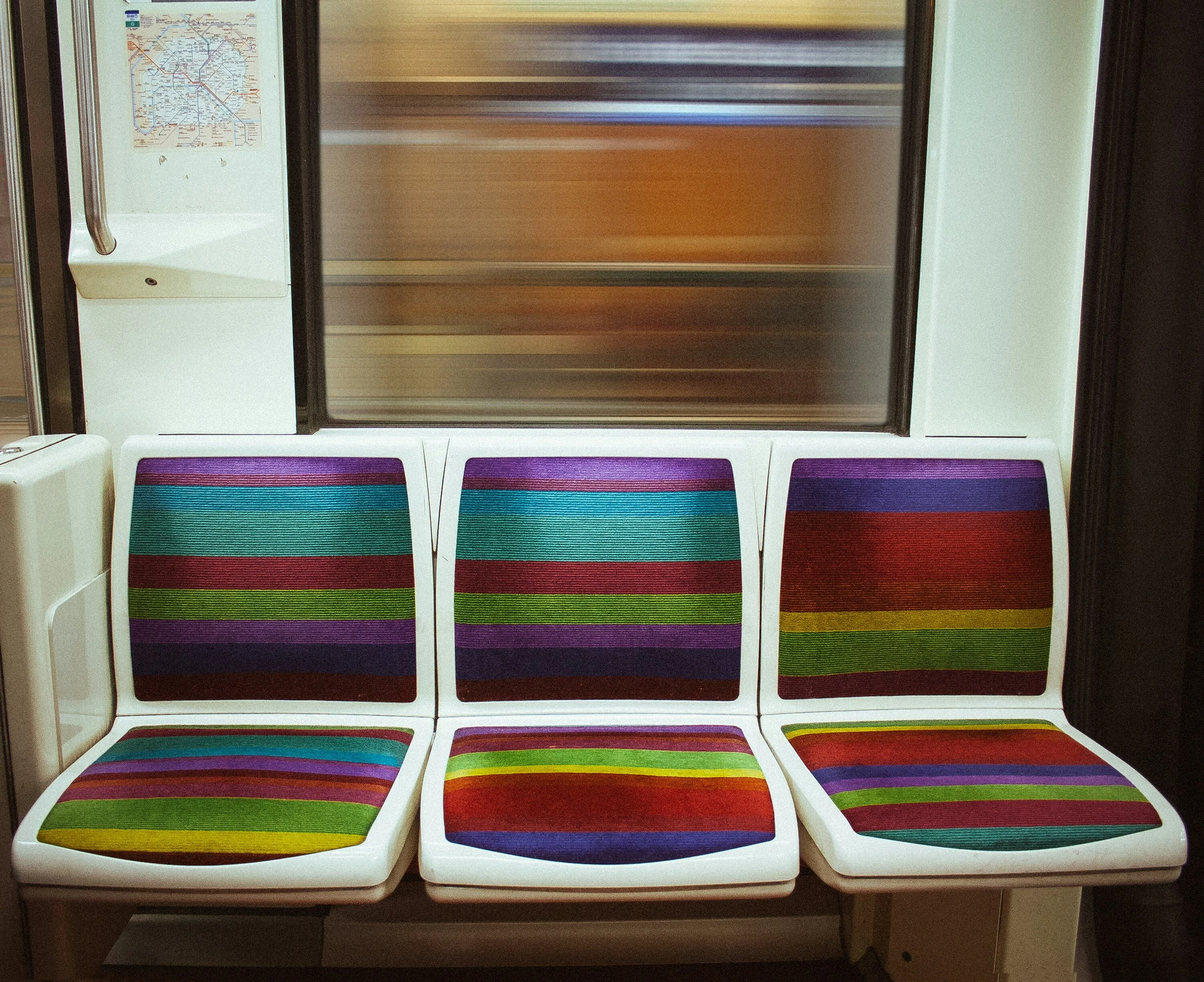 Si&egrave;ges dans le m&eacute;tro