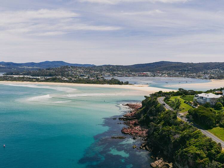 Bar Beach A birds eye view of the Sapphire Coast