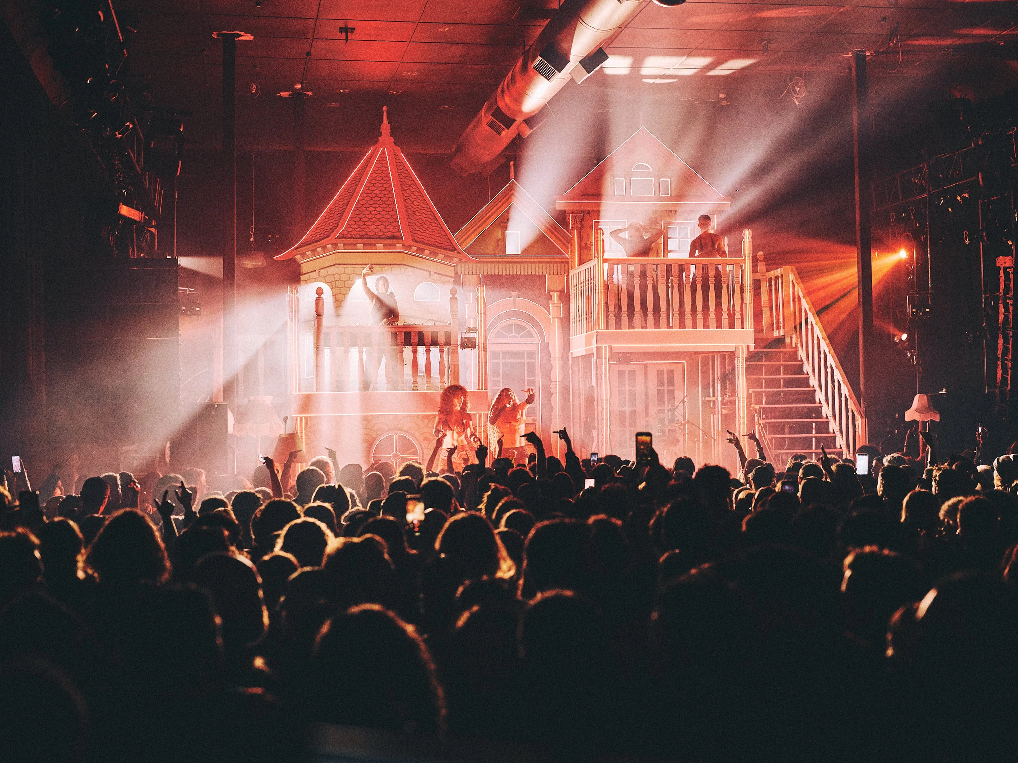 Red concert room