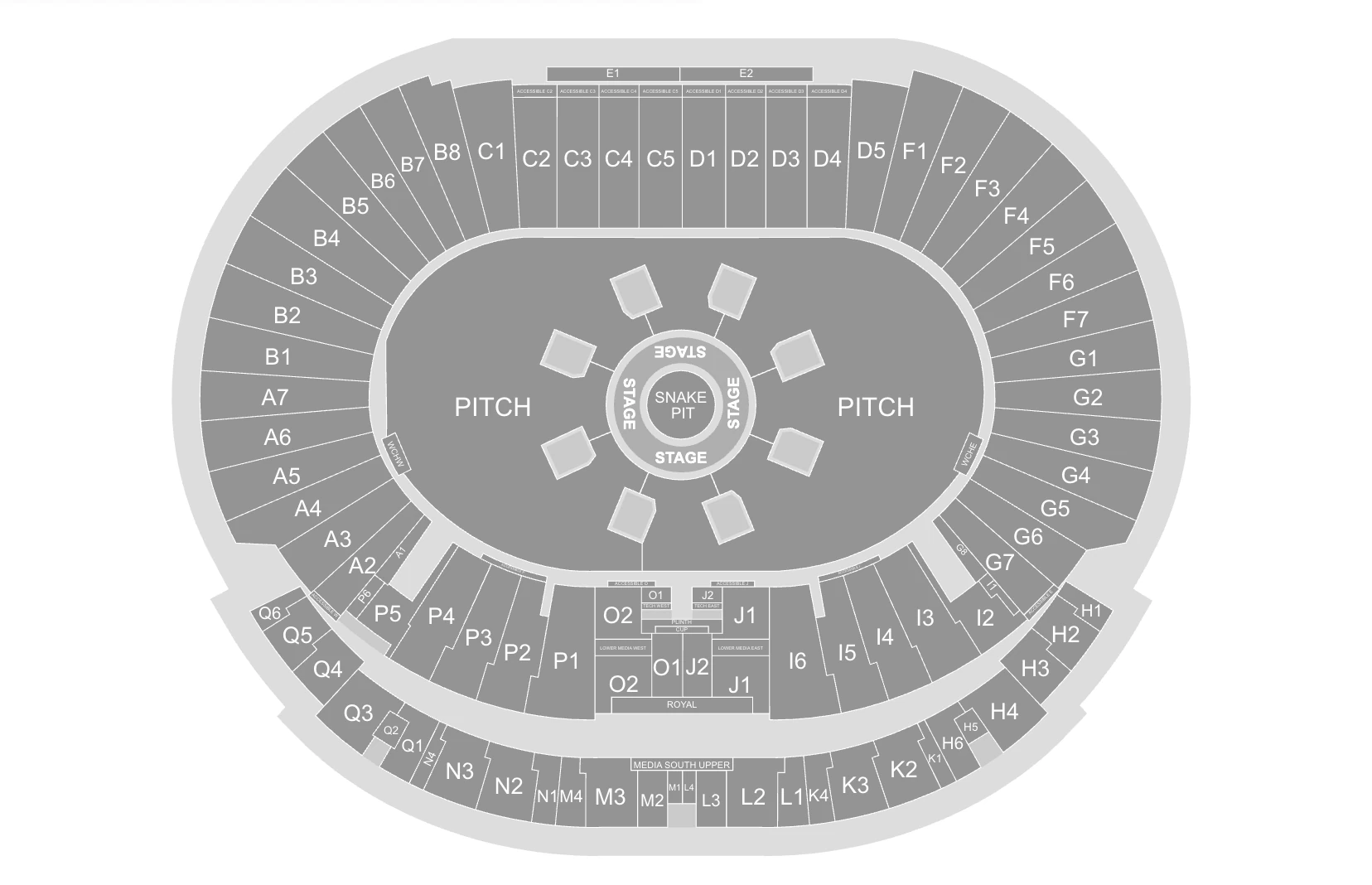 Hampden Park for Metallica show, June 2026