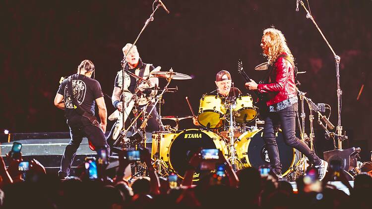 Metallica performing live Metallica performing live