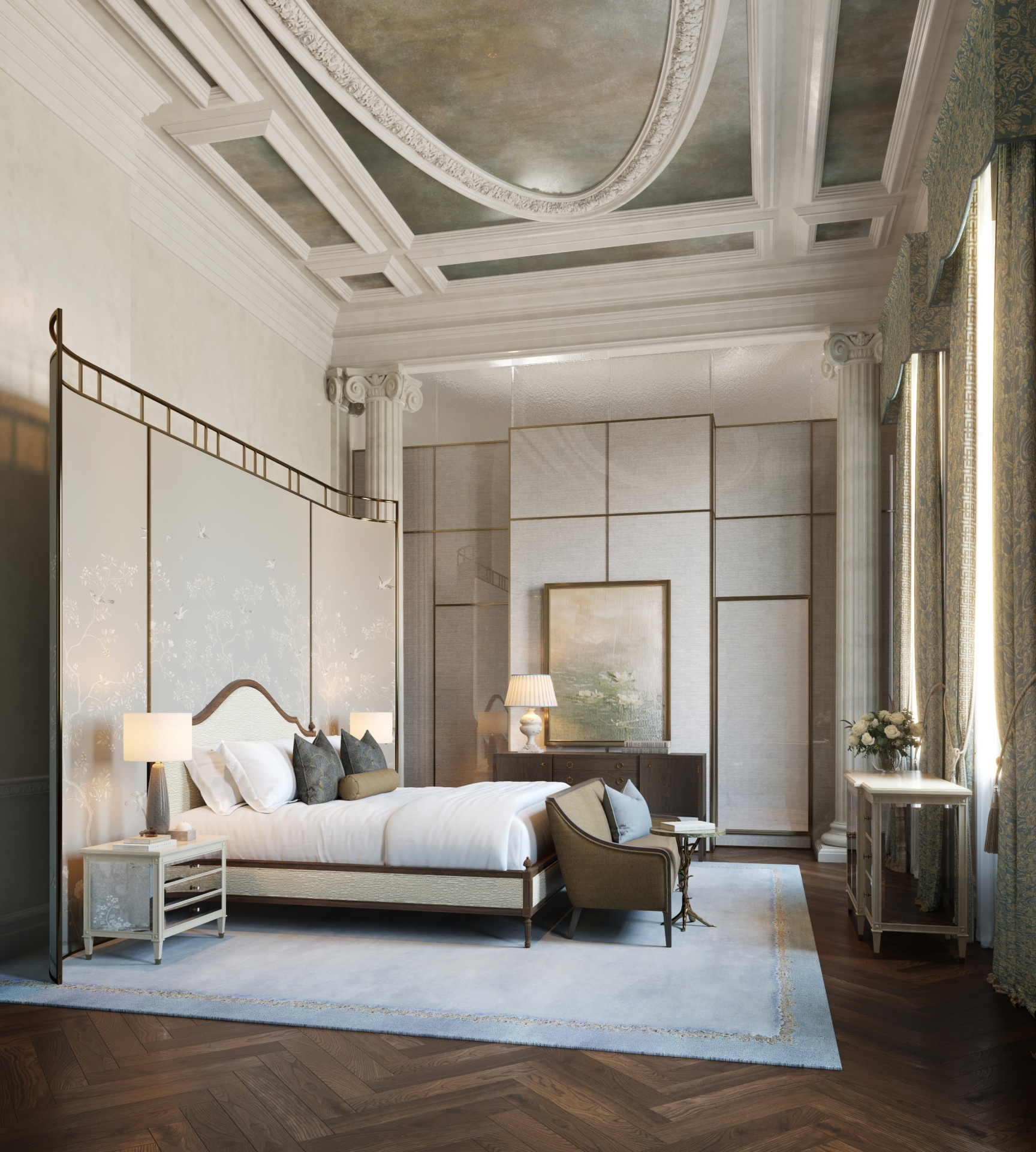 Bedroom at Waldorf Astoria Admiralty Arch