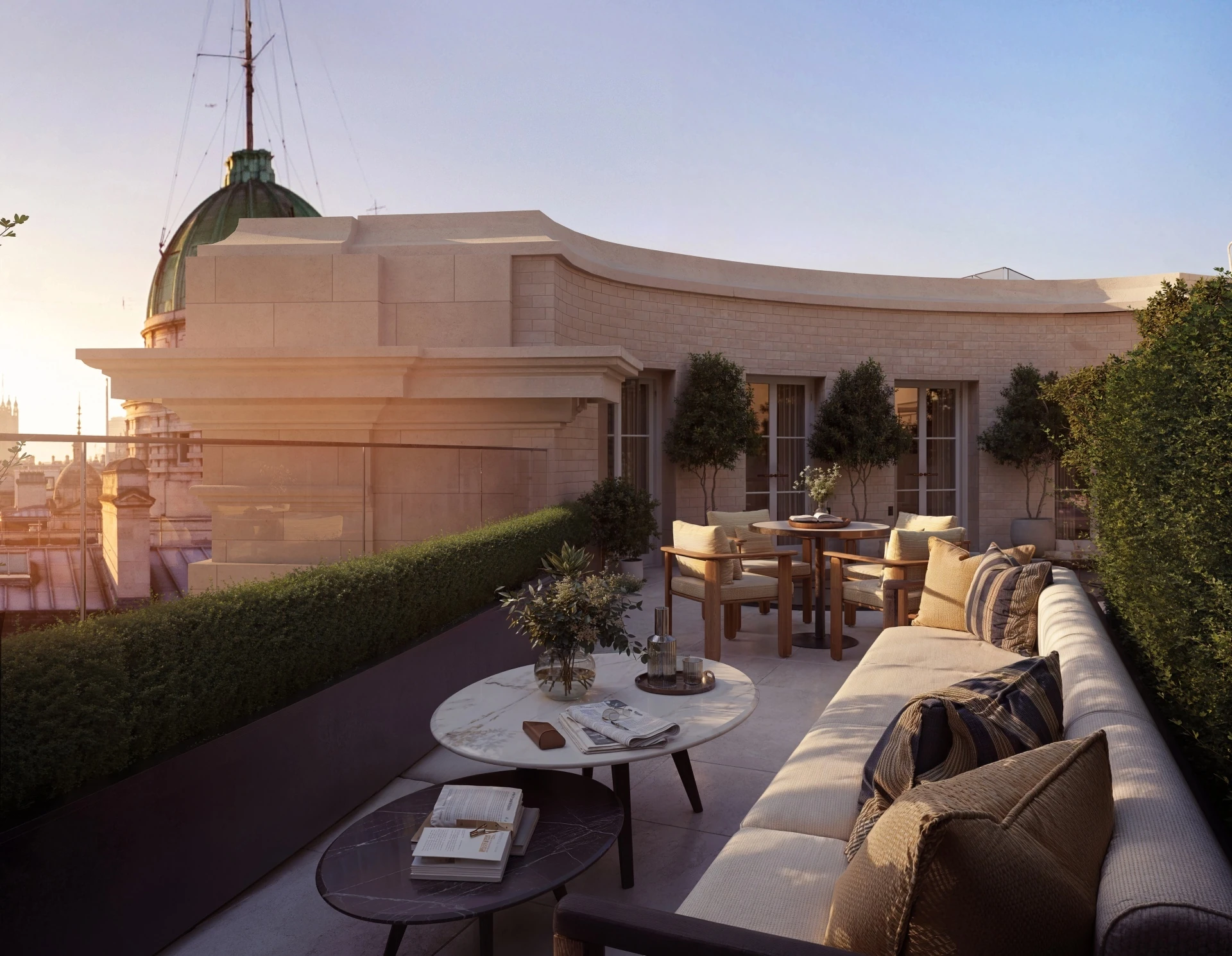 Terrace at Waldorf Astoria Admiralty Arch