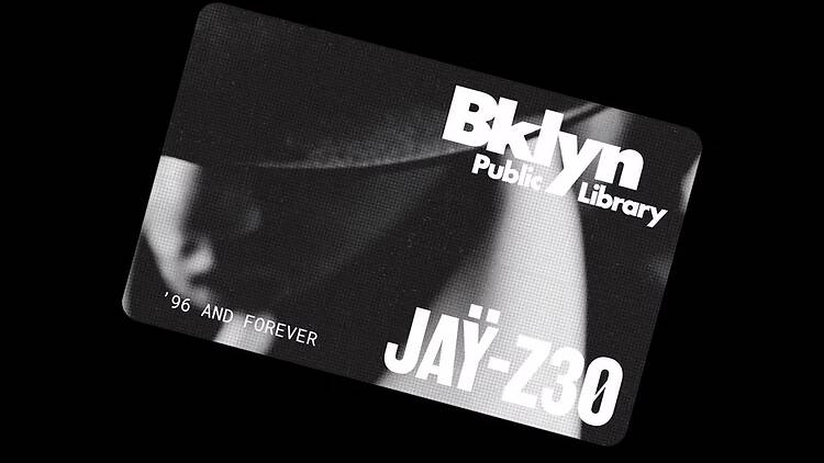 JAY-Z limited-edition Brooklyn Public Library card JAY-Z limited-edition Brooklyn Public Library card