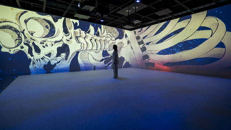The Kuniyoshi Immersive Art installation at the Kyoto exhibition of Utagawa Kuniyoshi The Kuniyoshi Immersive Art installation at the Kyoto exhibition of Utagawa Kuniyoshi
