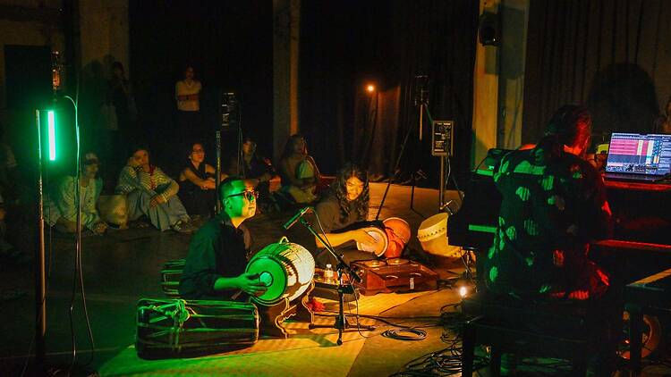 Slip inside Bangkok Kunsthalle, where the floor itself becomes the stage