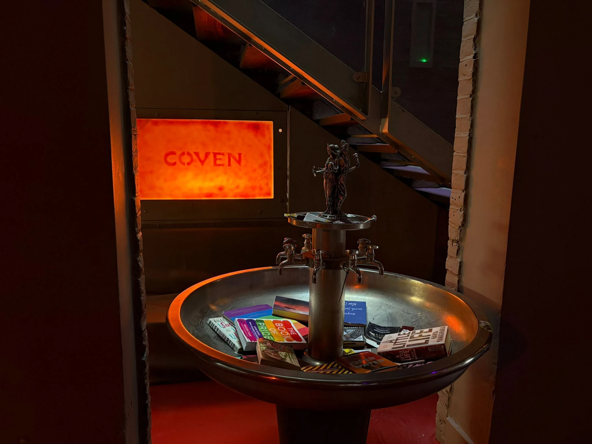  Fountain bookshelf in Coven: Headquarters