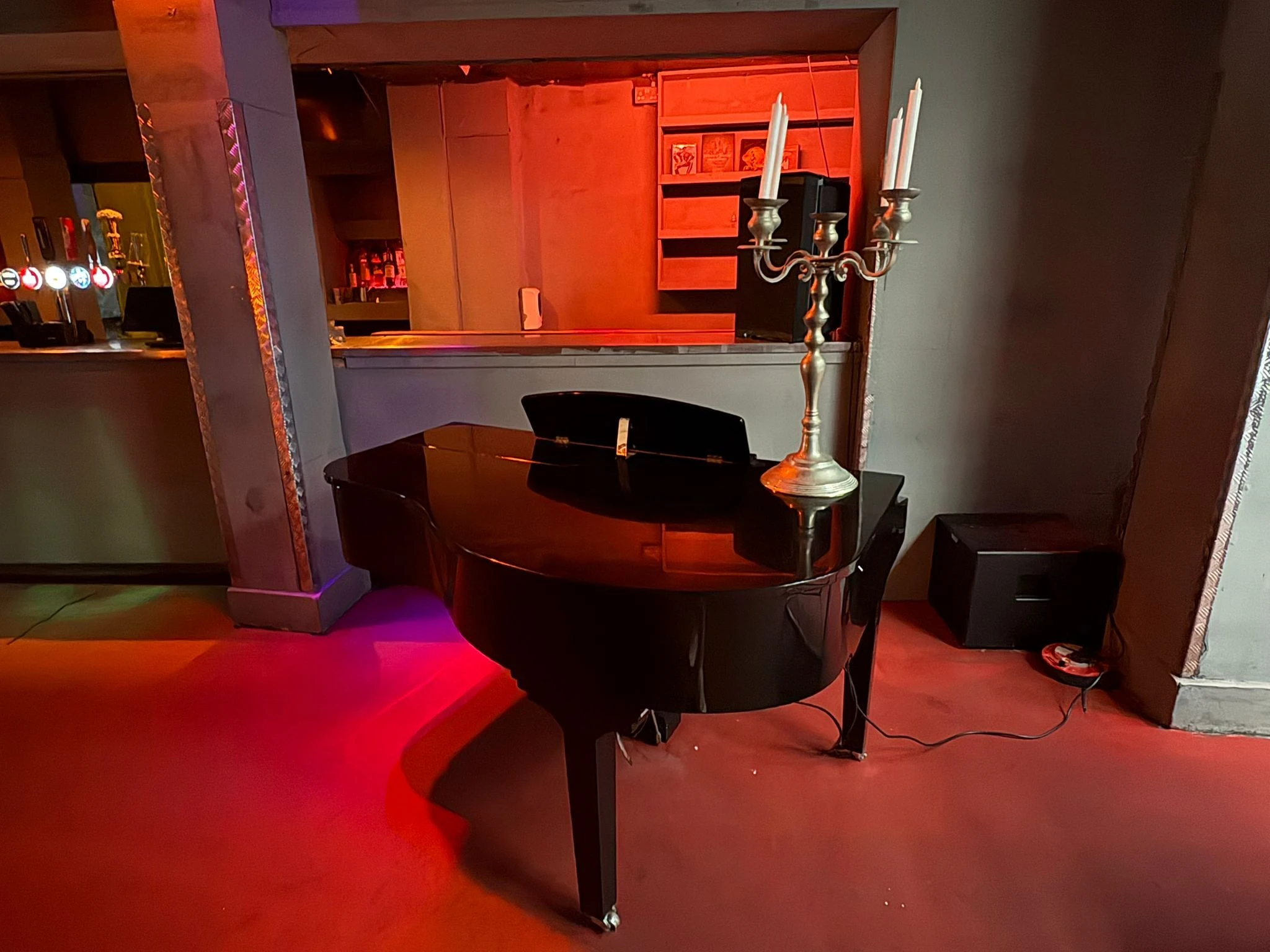 Coven nightclub's grand piano