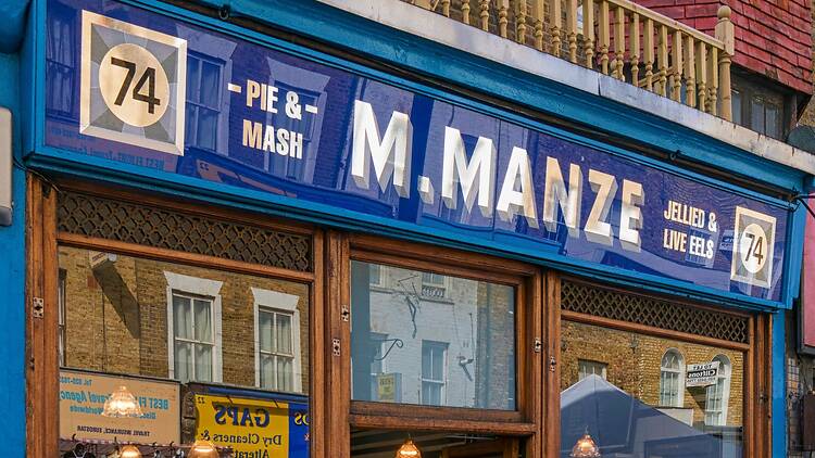 An iconic north London pie and mash shop has reopened