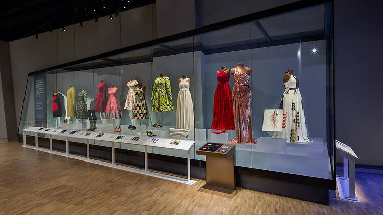 Celebrating Fashion and Design display at The Obama Presidential Center Museum