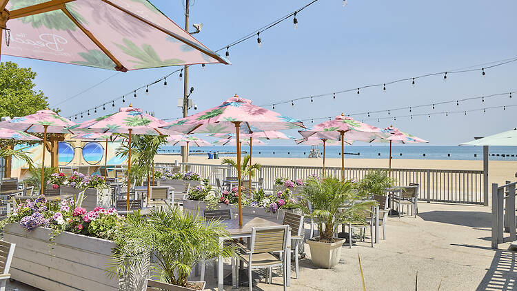 Shore Club's patio space.