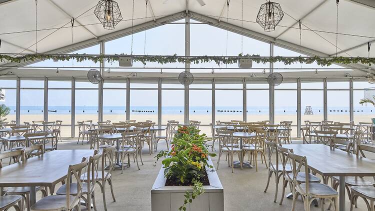 Shore Club's dining room.
