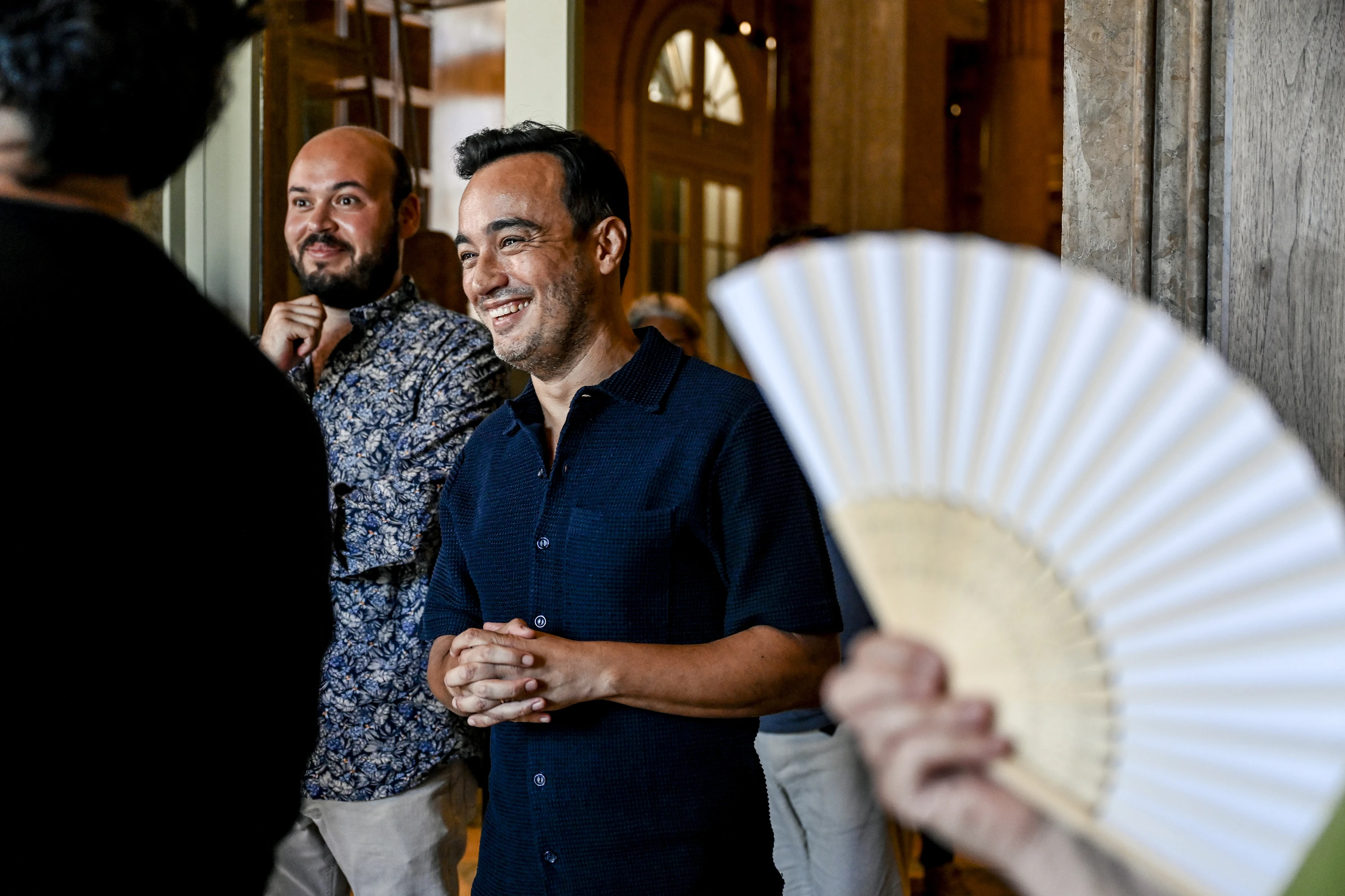 Pedro Penim, em visita ao Teatro Nacional D. Maria II