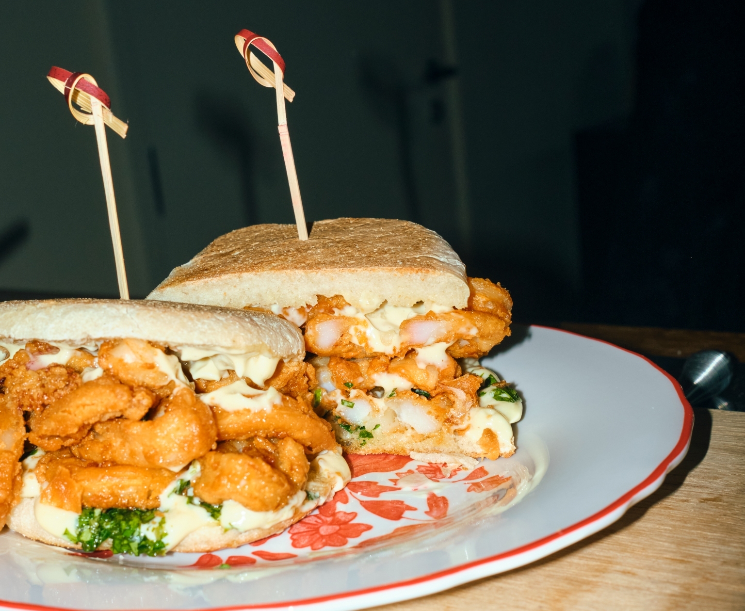 Calamari sandwich at Bar Flor
