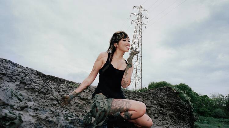 Beabadoobee Powerlines tour promotional image 