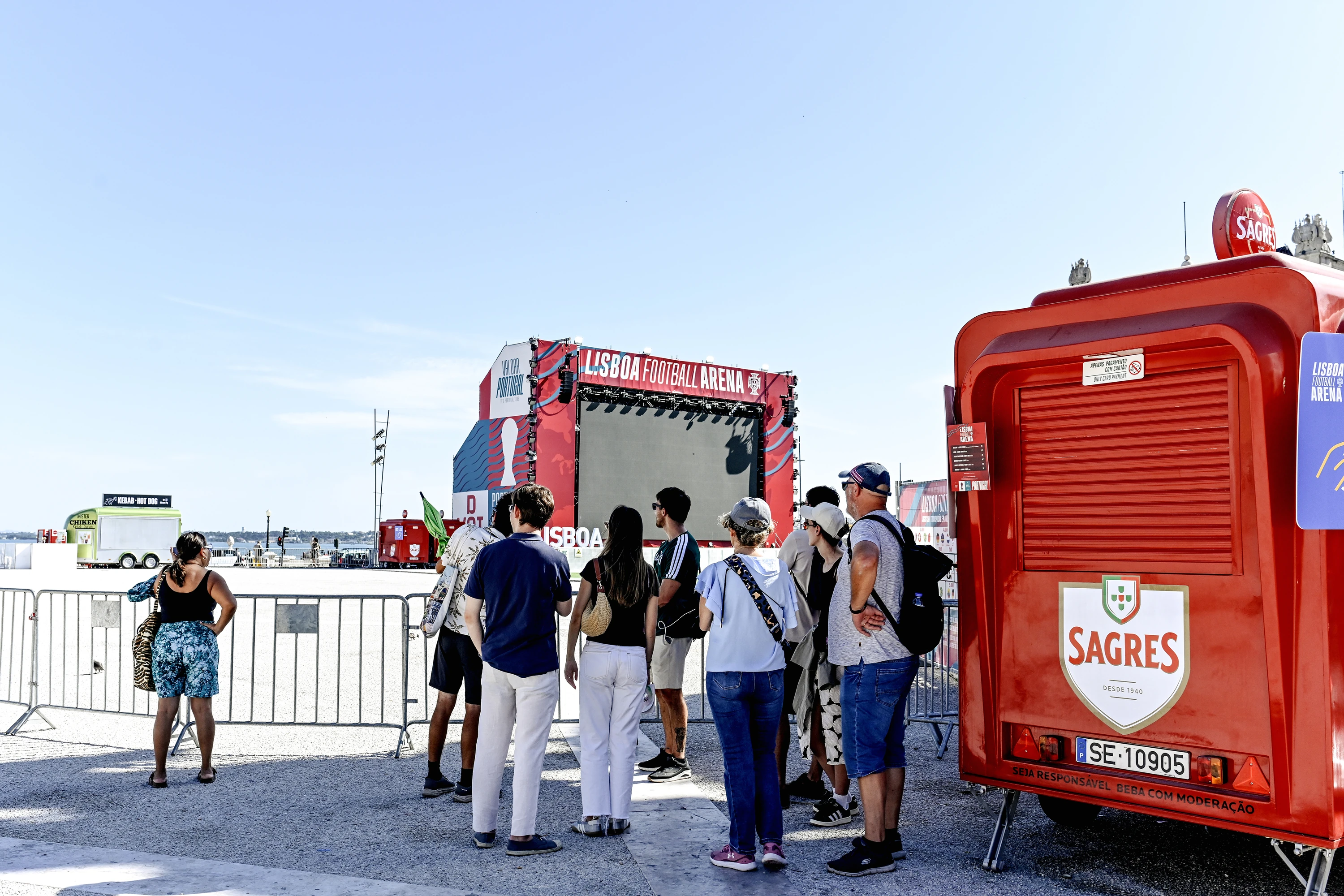 Fan zone do Terreiro do Pa&ccedil;o