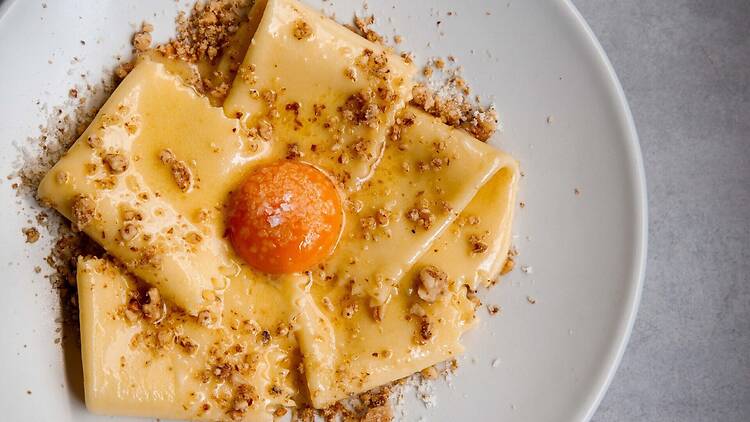 Bancone silk handkerchief pasta