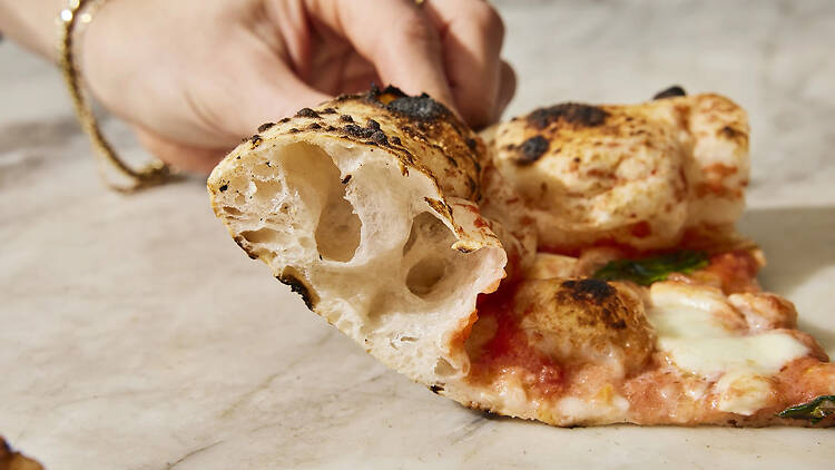 Margherita pizza at Una Pizza Napoletana | New York, NY