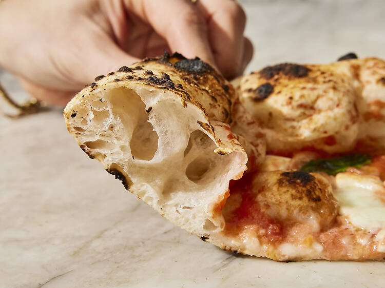 Margherita pizza at Una Pizza Napoletana | New York, NY