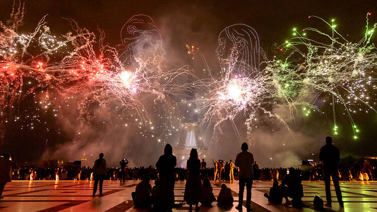 Feu d'artifice 2025 à Paris