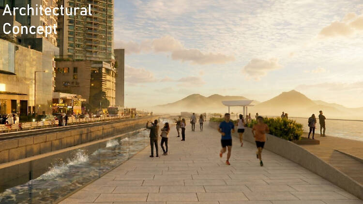 Kennedy Town new waterfront promenade