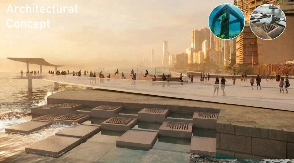 Kennedy Town new waterfront promenade